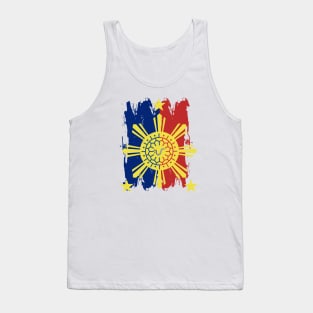 Philippine Flag / 3 Stars & Sun / Baybayin - A Tank Top